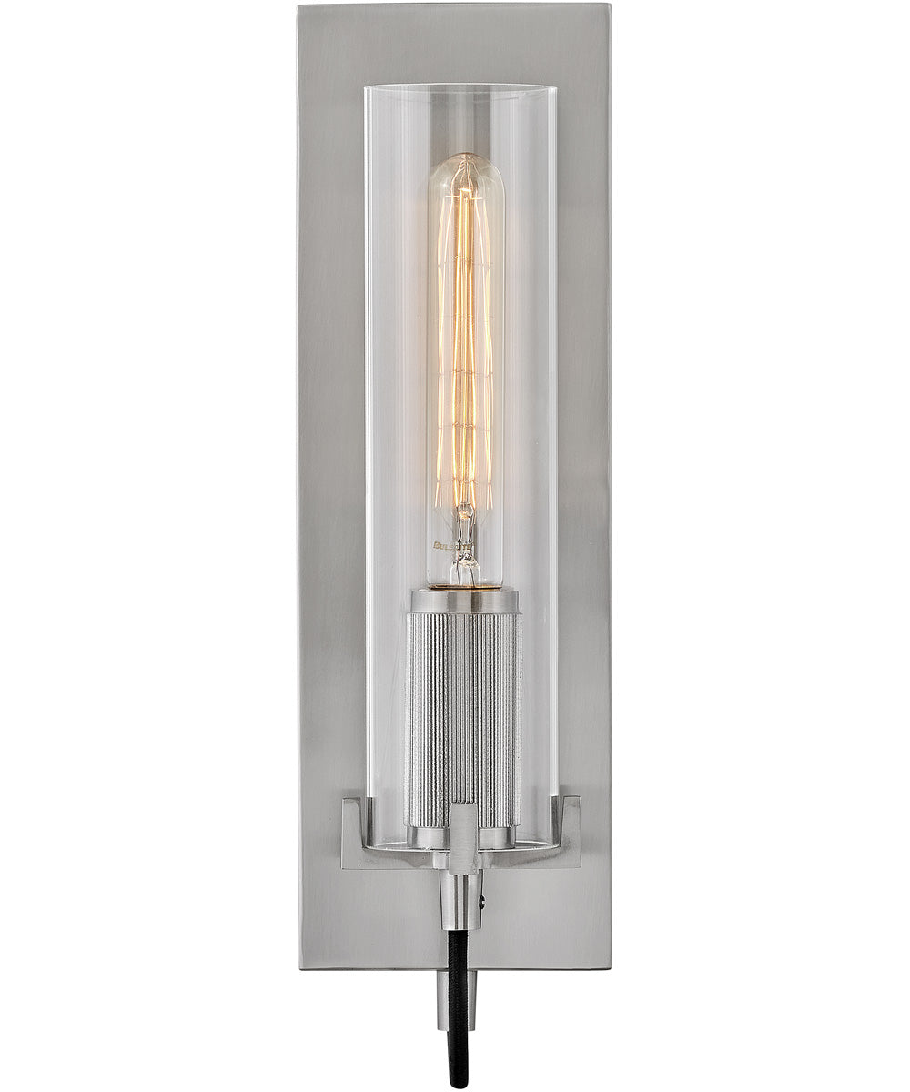 Ryden 1-Light Single Light Sconce in Brushed Nickel