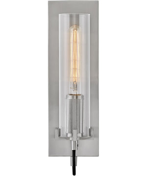 Ryden 1-Light Single Light Sconce in Brushed Nickel