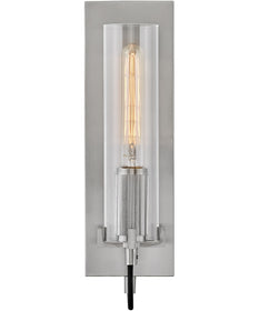 Ryden 1-Light Single Light Sconce in Brushed Nickel