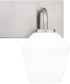 Nielson Large 3-light Bath Light Brushed Nickel