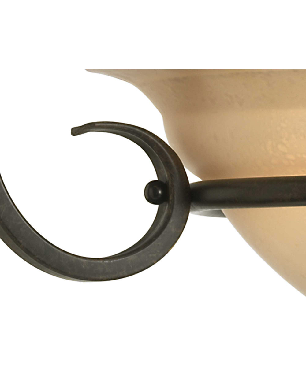 Torino 3-Light Foyer Pendant Forged Bronze