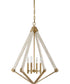 Viewpoint 4-light Pendant Weathered Brass