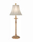 34"H Polished Honey Brass Signature by Stiffel Buffet Lamp, 3-Way