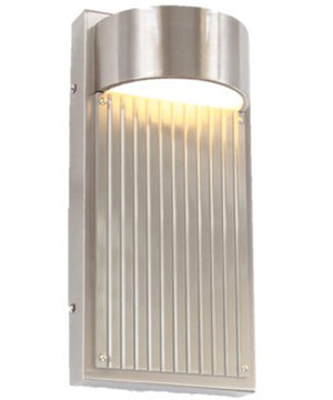 Las Cruces  LED Outdoor Wall Sconce Satin Nickel / Silver