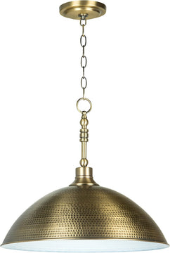 20"W Timarron 1-Light Pendant Light Legacy Brass