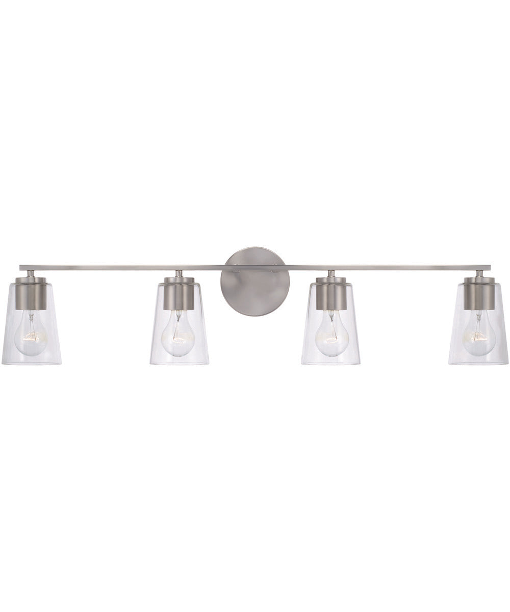 Portman 4-Light Vanity Brushed Nickel