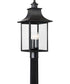 Chancellor Large 3-light Outdoor Post Light Mystic Black