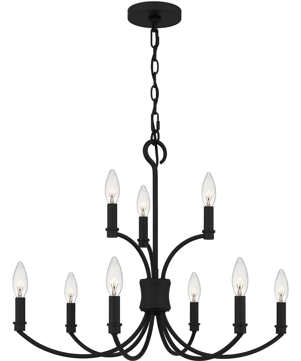 Briar 9-light Chandelier Matte Black