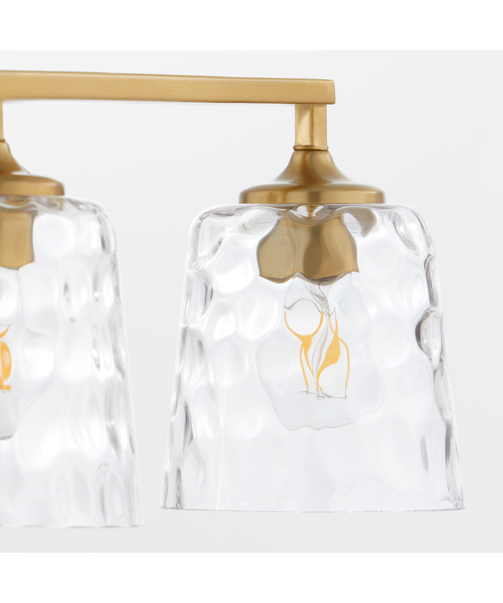 Eldorado 3-light Bath Vanity Light Aged Brass