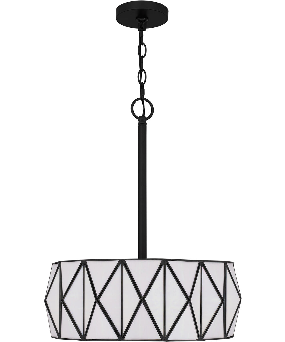 Jakarta 3-light Pendant Matte Black