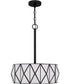 Jakarta 3-light Pendant Matte Black