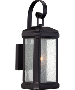 Trumbull Small 1-light Outdoor Wall Light Mystic Black