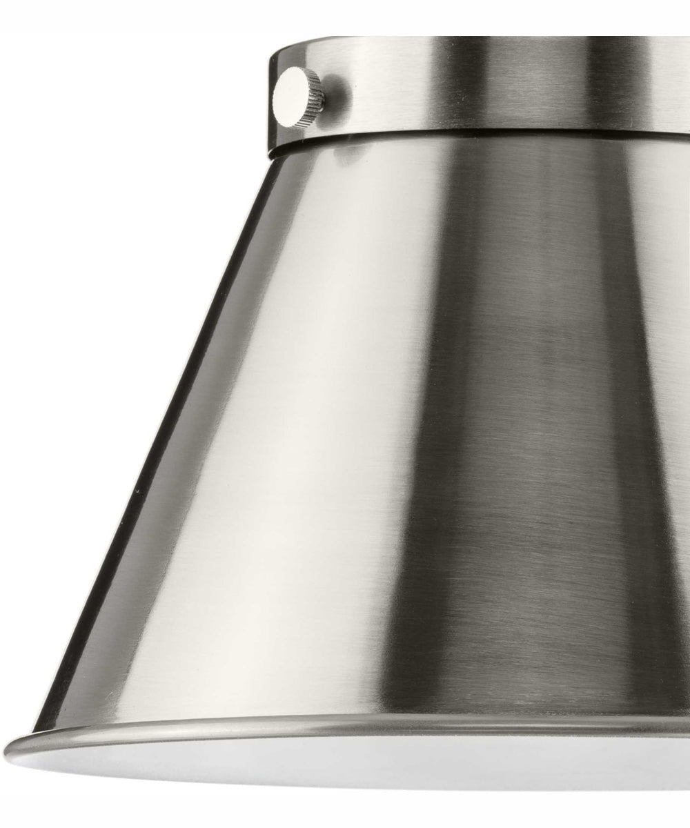 Hinton 1-Light Modern Farmhouse Pendant Brushed Nickel