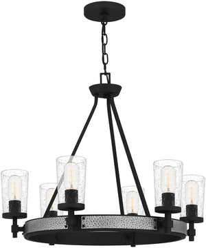 Alpine 6-light Chandelier Earth Black