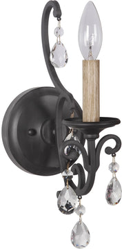 5"W Bentley 1-Light Wall Sconce Matte Black