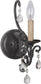 5"W Bentley 1-Light Wall Sconce Matte Black