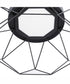 Geodesic LED Modern Flush Mount Light Matte Black