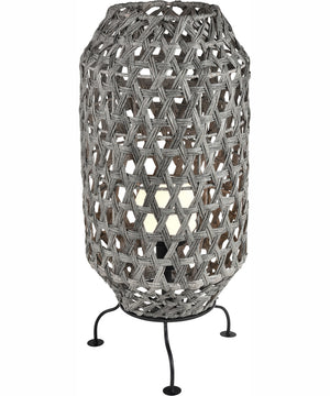 Banaue 36'' High 1-Light Outdoor Table Lamp - Gray
