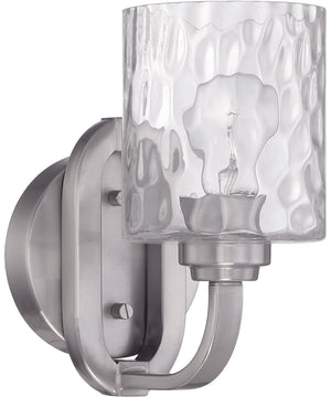 Collins 1-Light Wall Sconce Brushed Polished Nickel