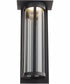 Abram 1-light LED Outdoor Wall Lantern Textured Black