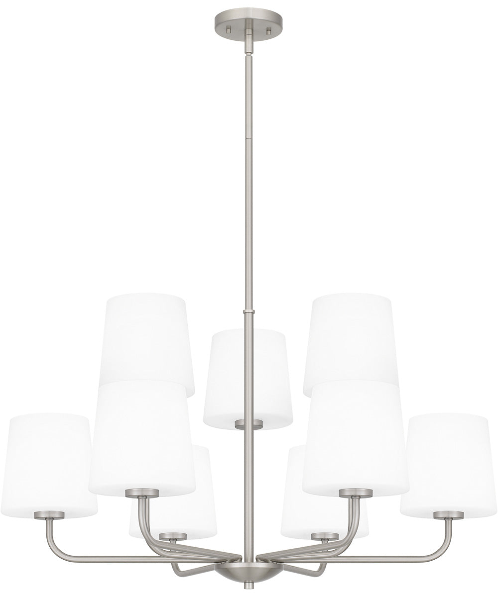 Gallagher 9-light Chandelier Brushed Nickel