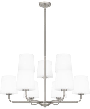 Gallagher 9-light Chandelier Brushed Nickel