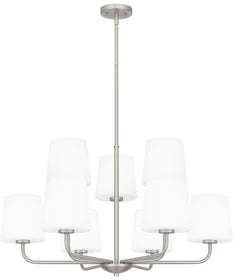 Gallagher 9-light Chandelier Brushed Nickel