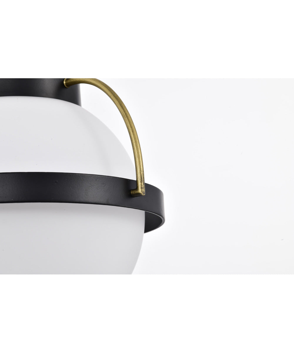 Lakeshore 1-Light Pendant Matte Black