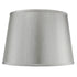 16"W x 11"H SLIP UNO FITTER Bavarian Gray Fabric Floor Lampshade Silver liner