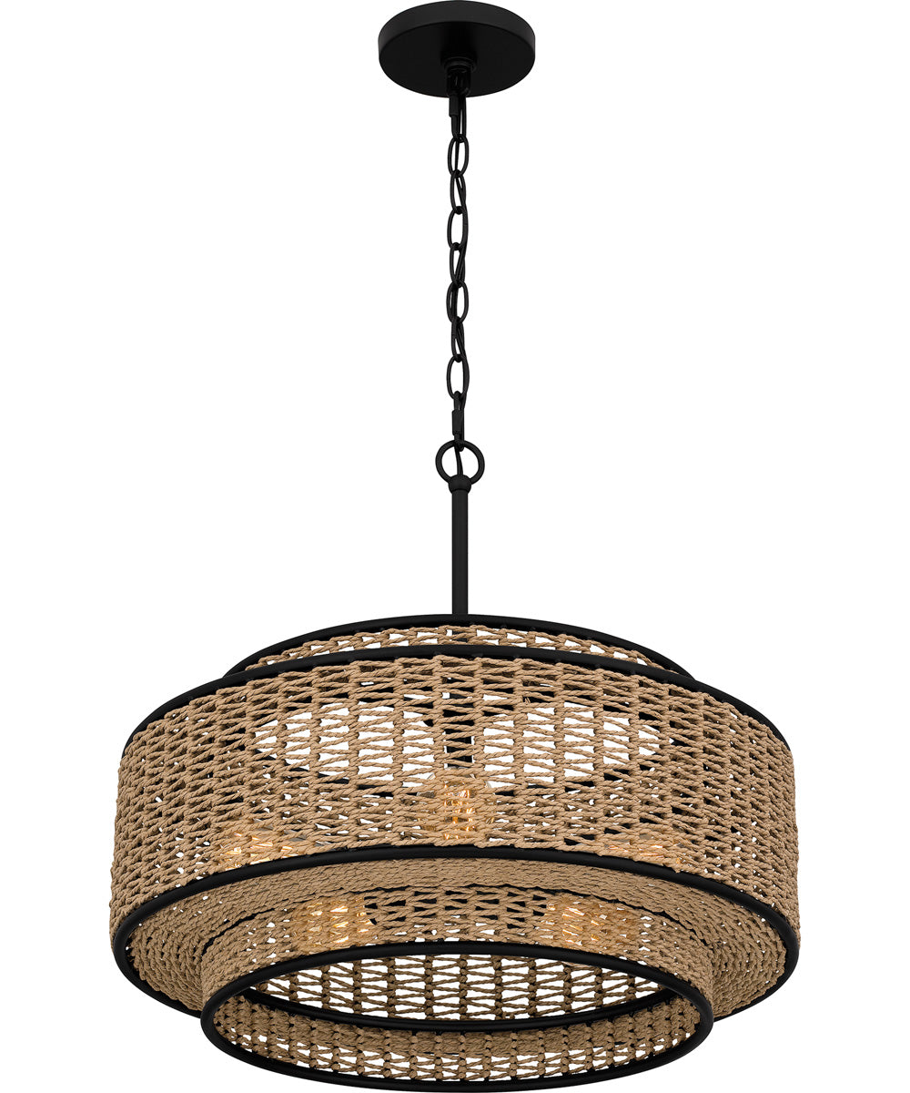 Quoizel Pendant 5-light Pendant Matte Black