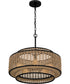 Quoizel Pendant 5-light Pendant Matte Black
