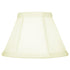 6"W x 5"H Candelabra Stretch Eggshell With White Liner Clip-On Clip-On Lampshade