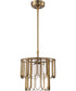 Melody 1-Light Pendant Satin Brass