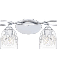 Ansley Medium 2-light Bath Light Polished Chrome