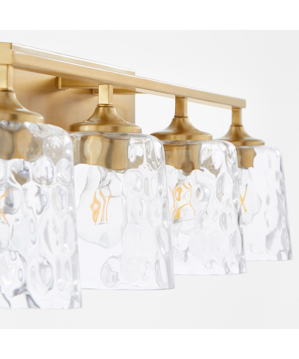 Eldorado 4-light Bath Vanity Light Aged Brass