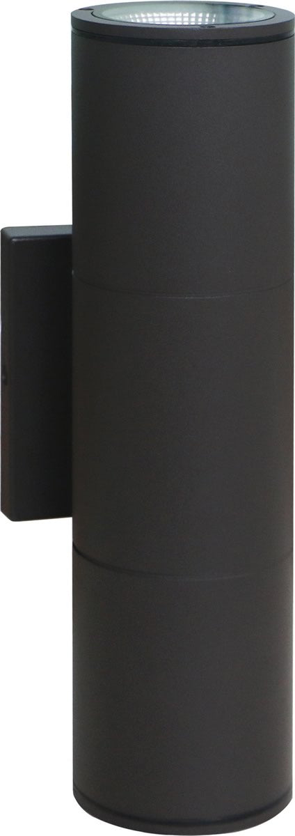 12"H 2-Light Outdoor Bronze