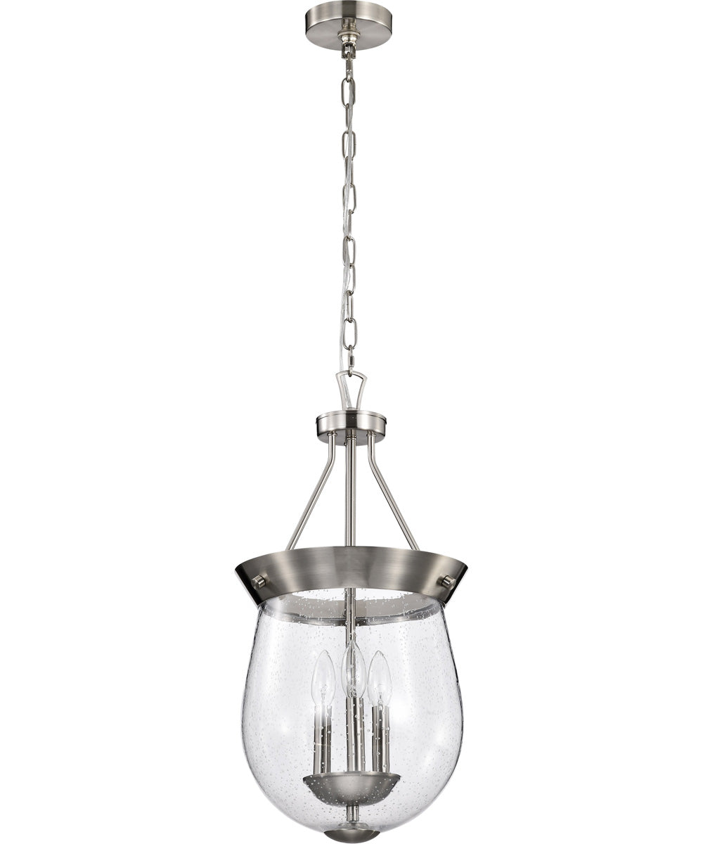 Boliver 3-Light Pendant Brushed Nickel