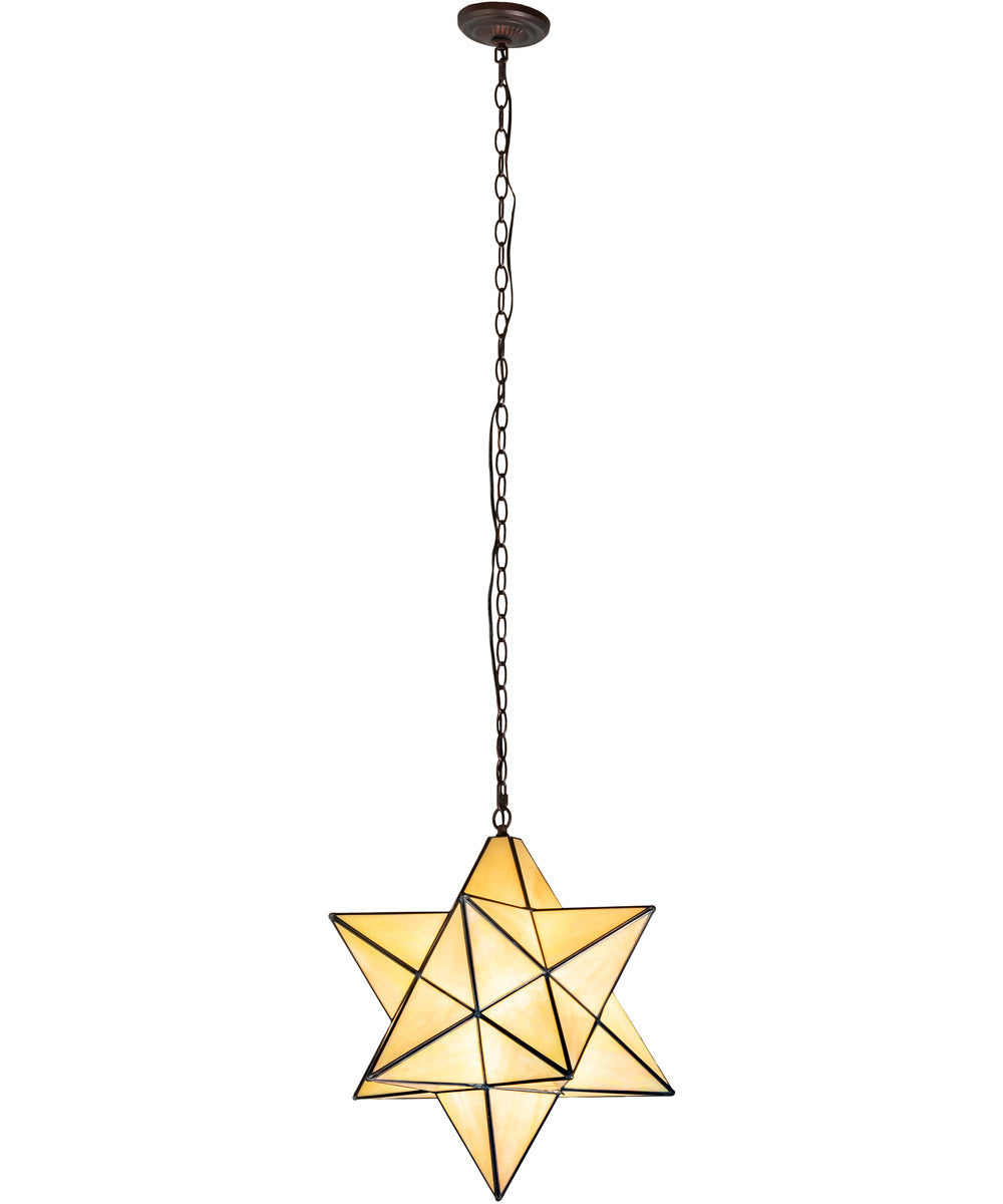 18"W Moravian Star Pendant