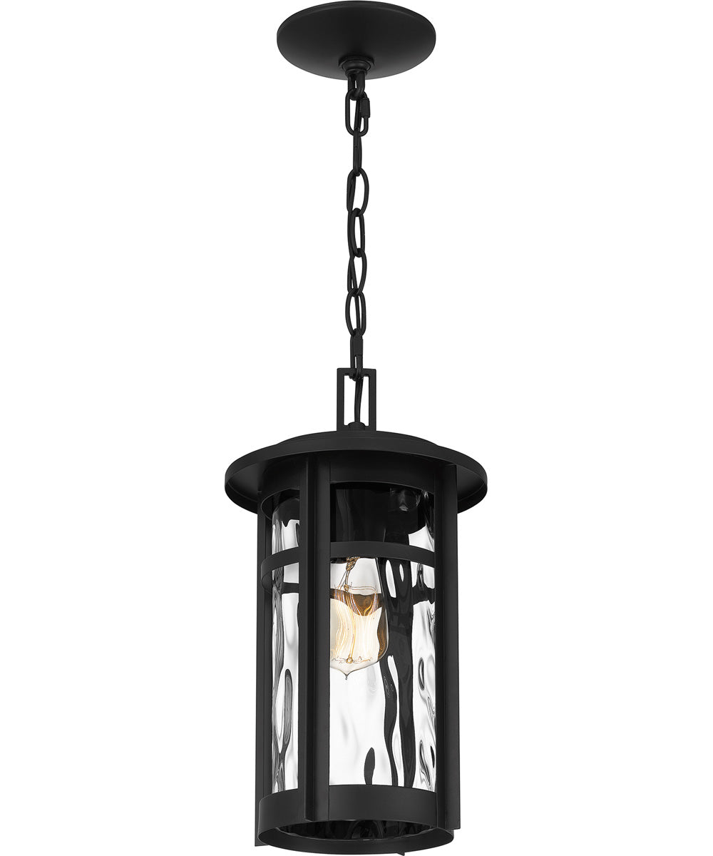 Uma Large 1-light Outdoor Pendant Light Matte Black