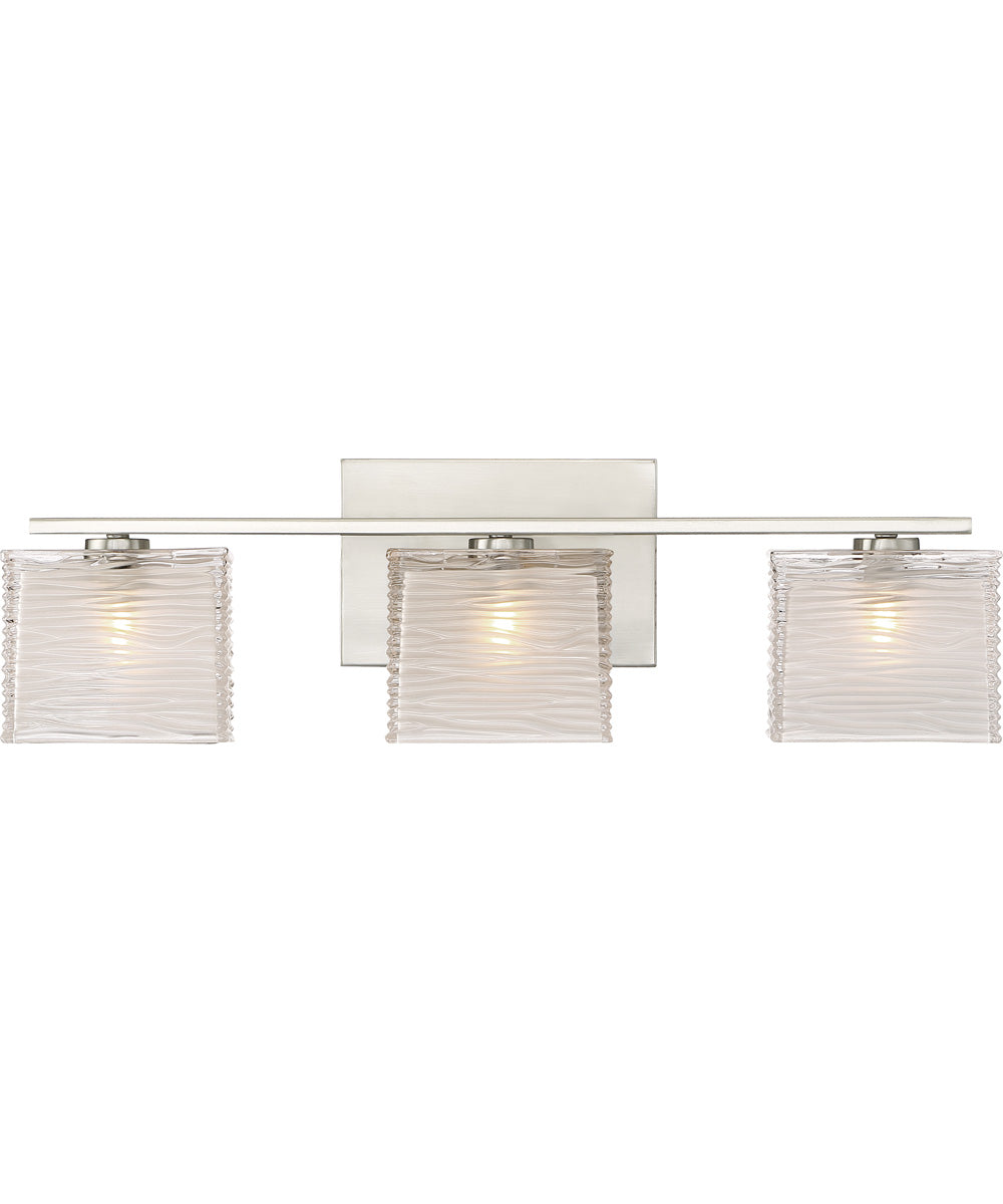 Westcap Large 3-light Bath Light Brushed Nickel