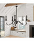 Weston 5-Light Chandelier Matte Black