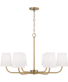 Brody 6-Light Chandelier Aged Brass