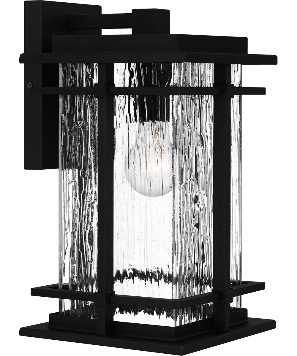 McAlister Large 1-light Outdoor Wall Light  Coastal Armour Aluminum Earth Black