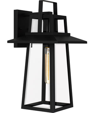 Devonport Large 1-light Outdoor Wall Light Matte Black
