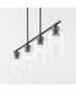 Tribute 4-light Chandelier Matte Black