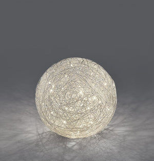 8"H Thunder LED Table Lamp  Aluminum