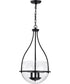 Amado 3-Light Pendant Matte Black