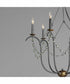 Formosa 6-Light Chandelier Golden Noir