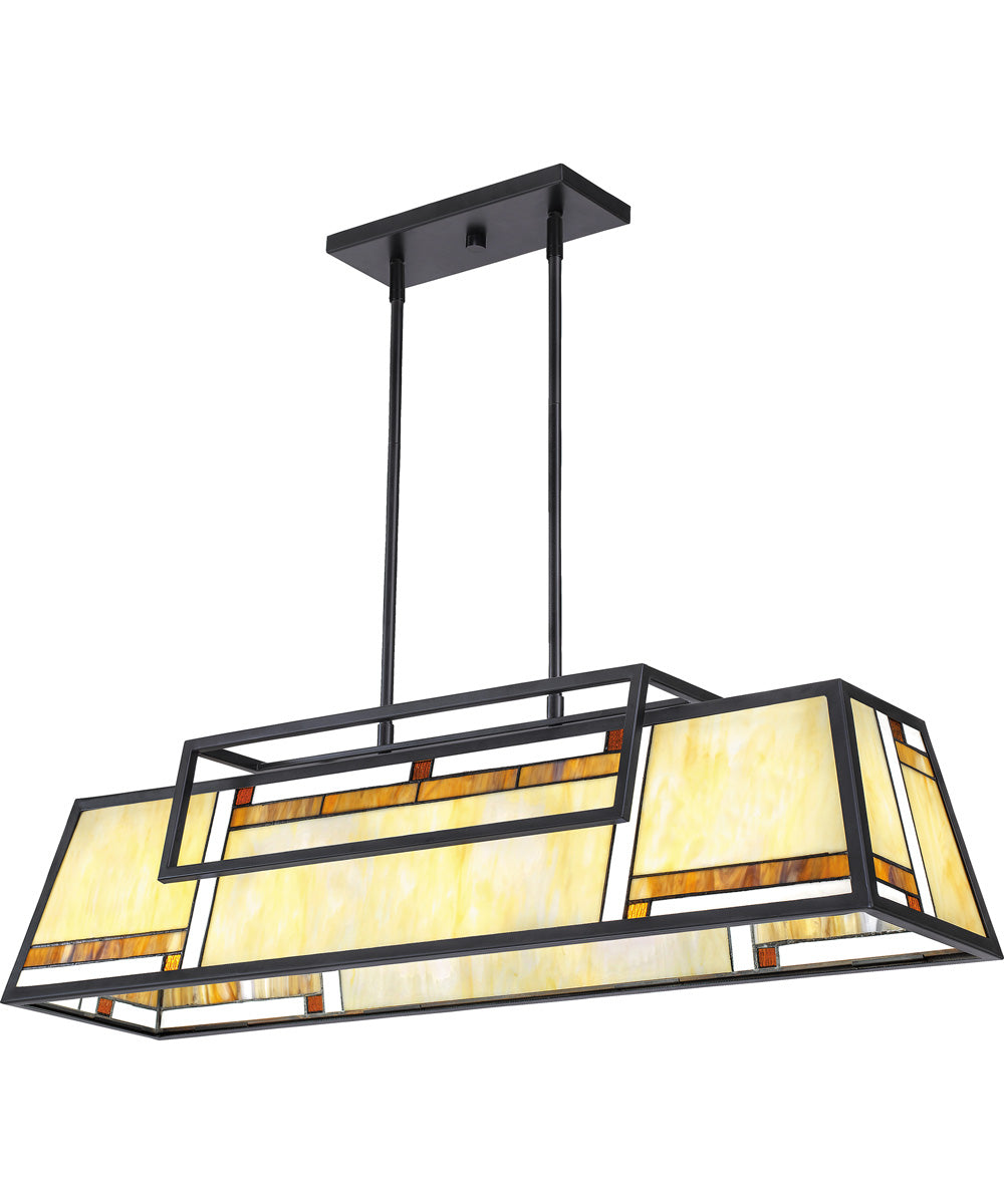 Atwater 4-light Island Light Matte Black