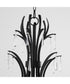 Majesty 8-light Chandelier Matte Black